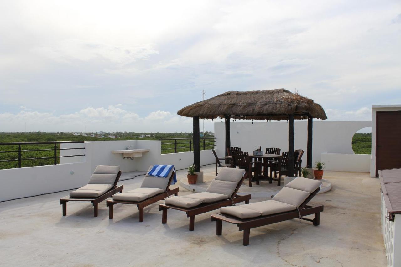 마아우알 Penthouse With Roof Terrace - Costa Maya 아파트 외부 사진